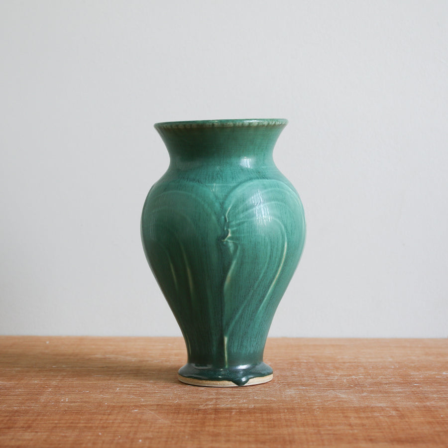 Ceramic Pewabic Green Small Classic Vase - Second