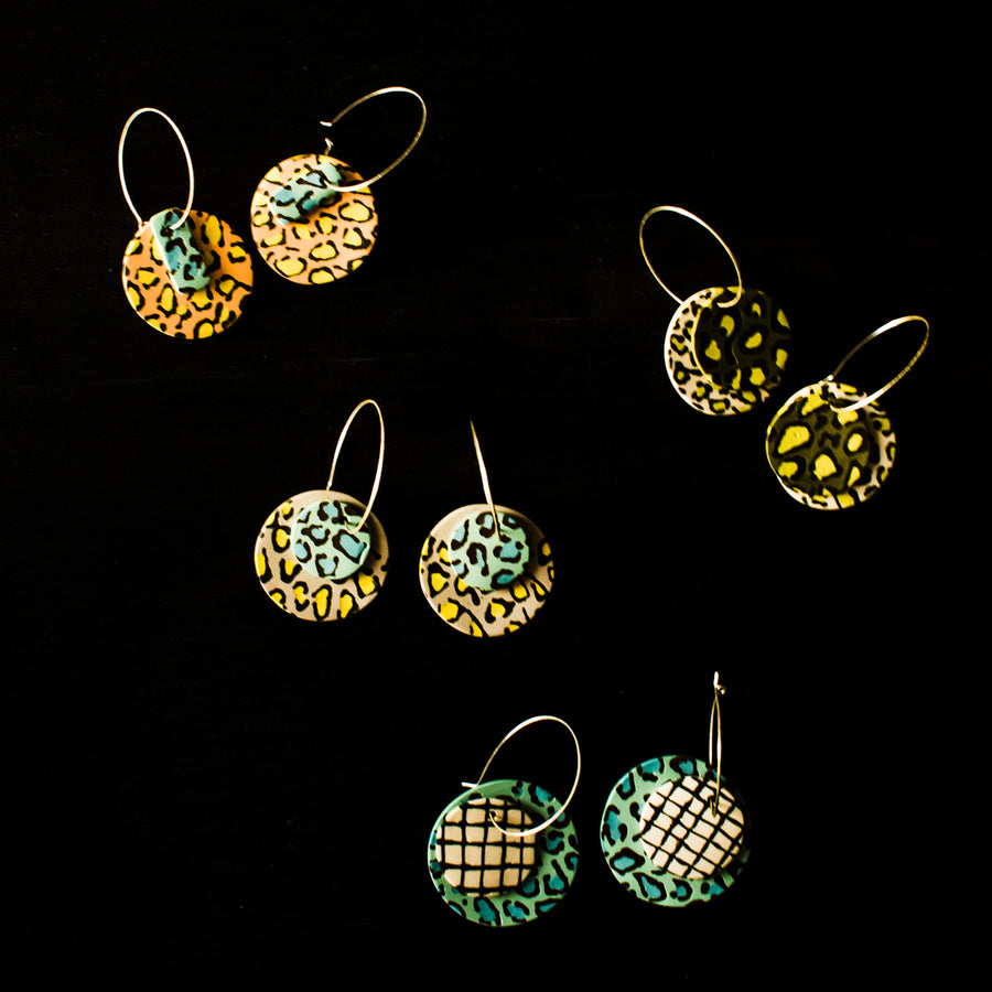 Ceramic Strange Joy | Double Earrings