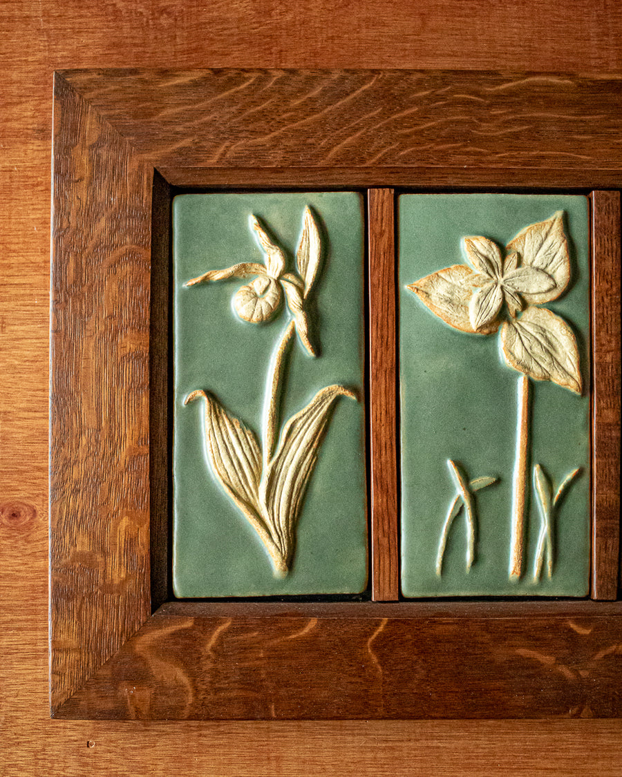 Ceramic Scott Weaver | Framed Wildflower Triptych