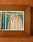 The Framed Guardian Building Postcard Tile.