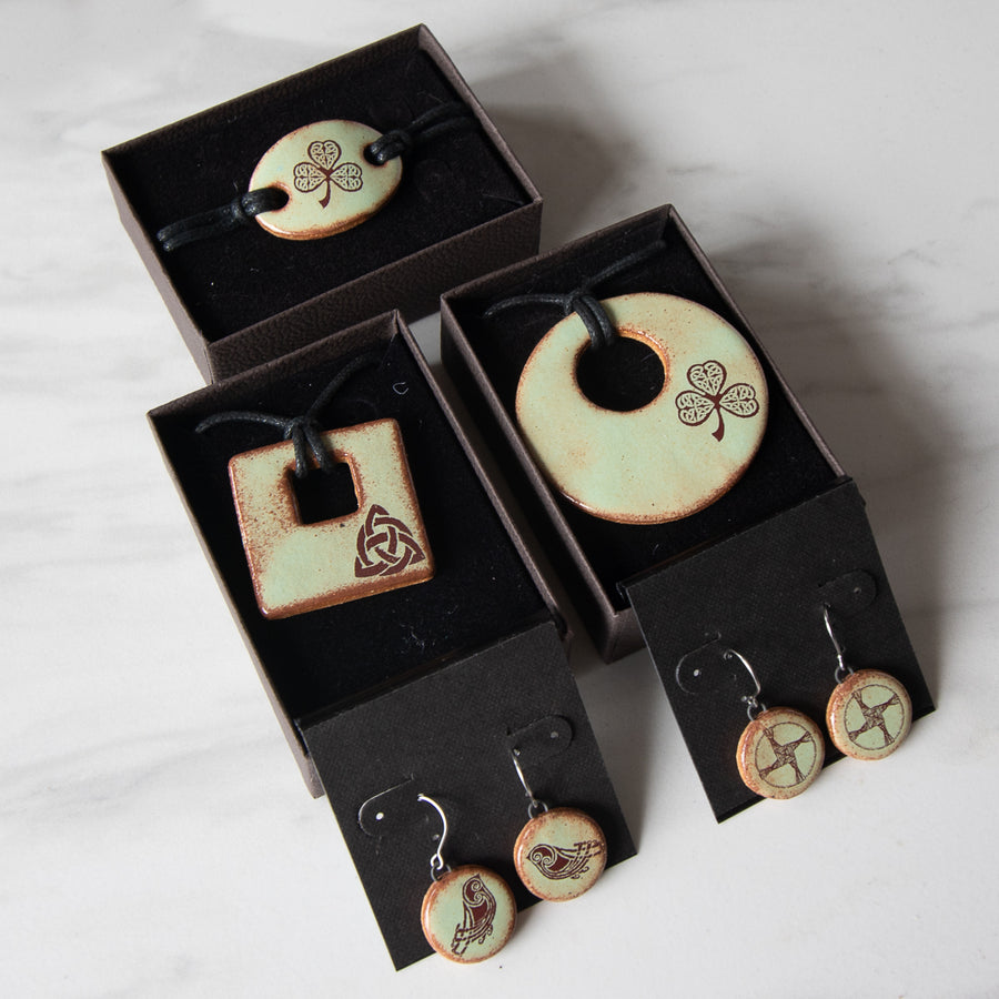 Earthen Craft Pottery | Shamrock Jewelry Collection