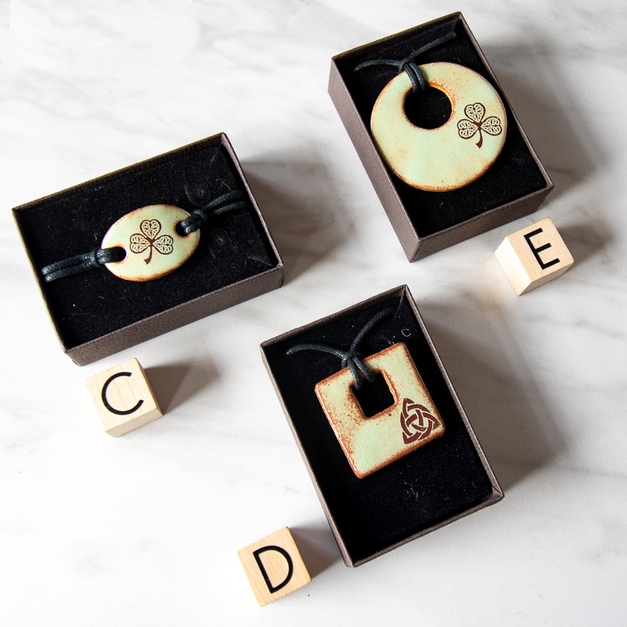 Earthen Craft Pottery | Shamrock Jewelry Collection