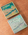 Another angle of the two Detroit skyline tiles.