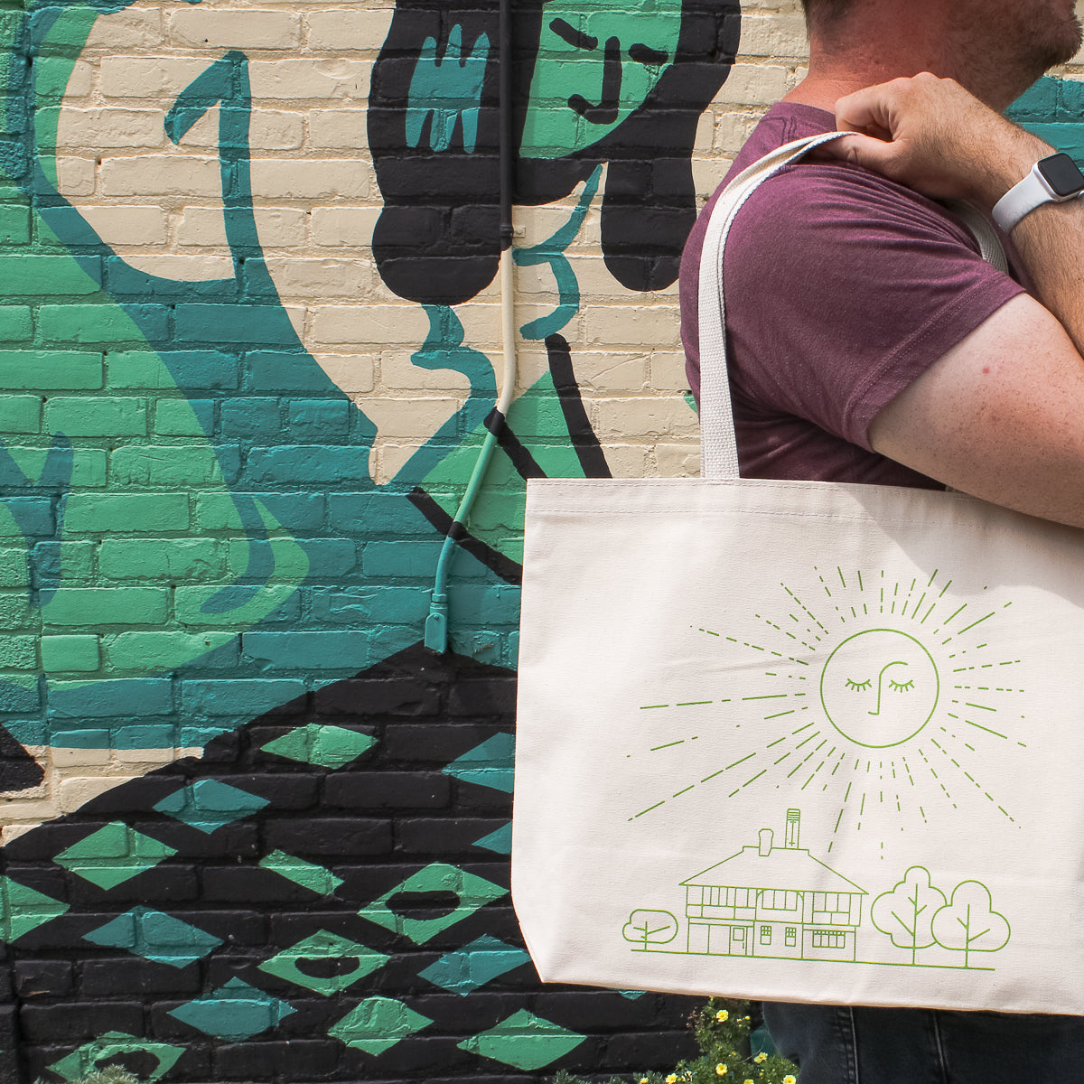 Pewabic Pottery Sunshine Tote Bag