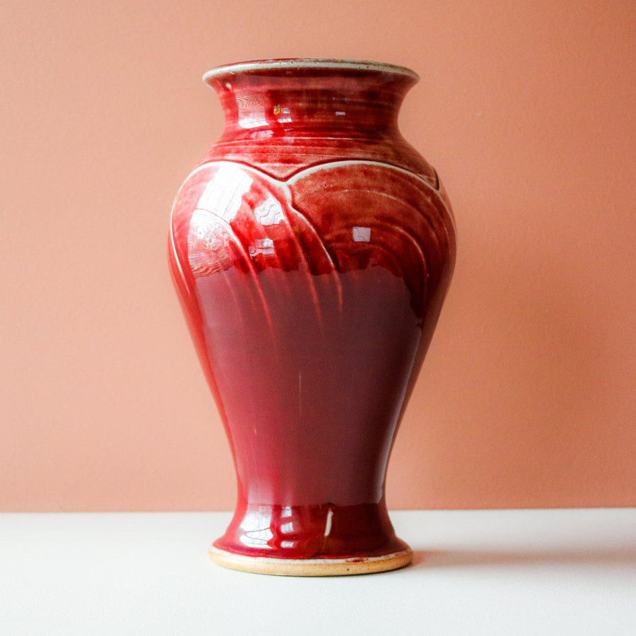 Ceramic Large Classic Vase, Winterberry