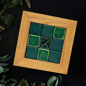 Mutual Adoration | 9 3x3 Ginkgo in the Green Tiles