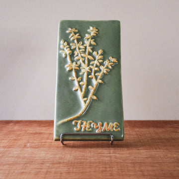 Ceramic Scott Weaver | 4x8 Thyme Herb Tile