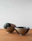 Ceramic Rebekah Sweda | Black Angle Bowls