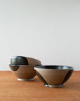 Ceramic Rebekah Sweda | Black Angle Bowls