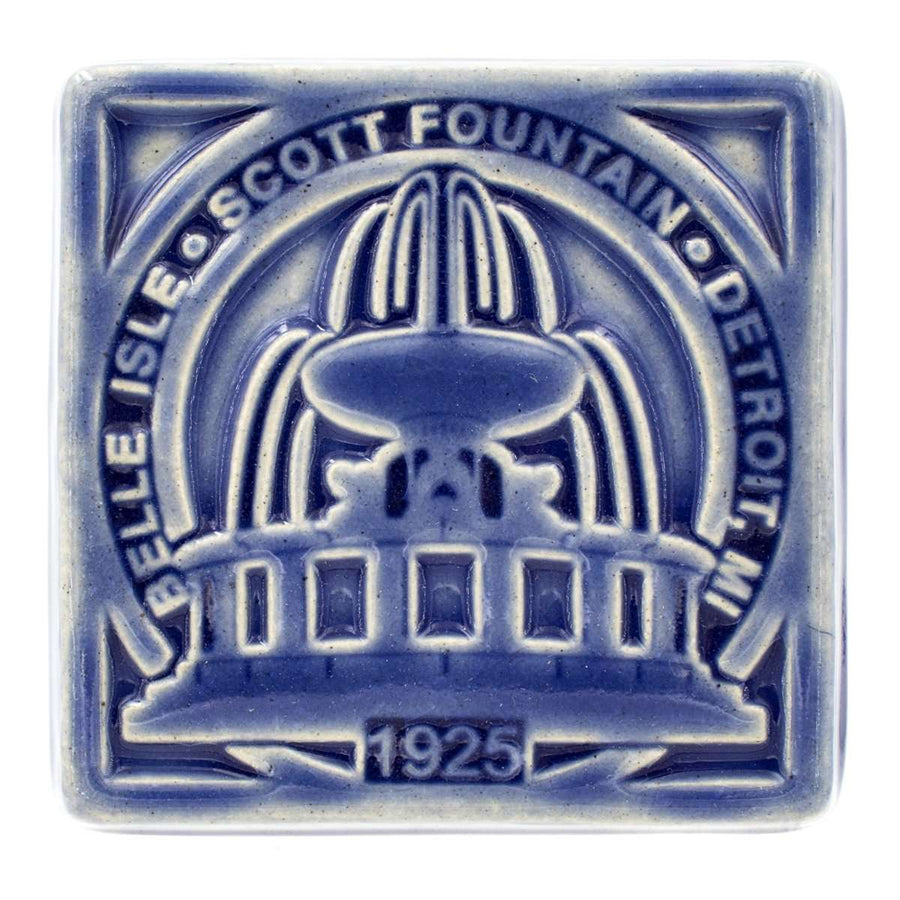 Ceramic Belle Isle Fountain Tile