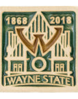 The Wayne State tile is displayed on a bright white background.