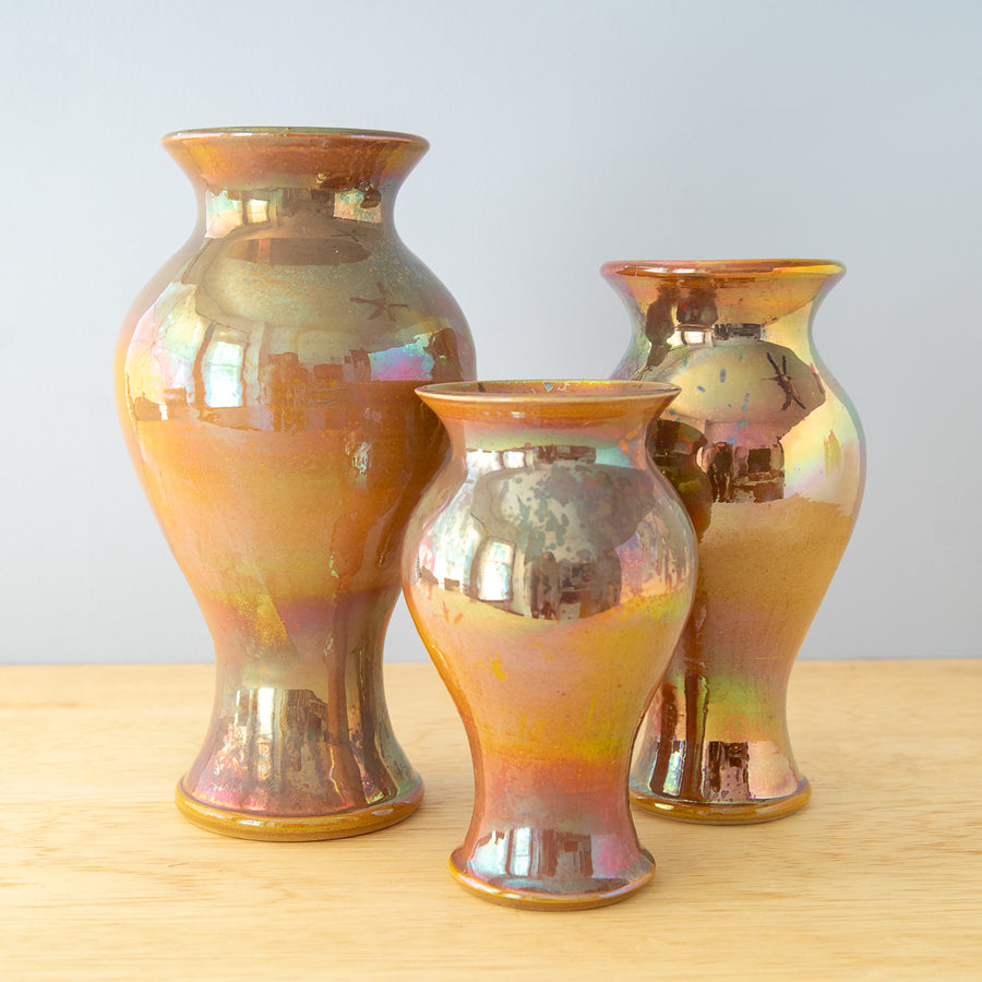Classic Vase Collection | Blush Iridescent