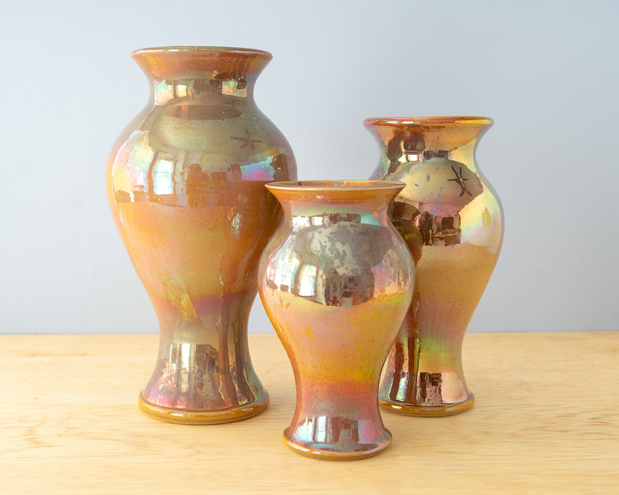 Classic Vase Collection | Blush Iridescent