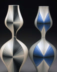 Ceramic Grey Contrasting Gradient Vessels