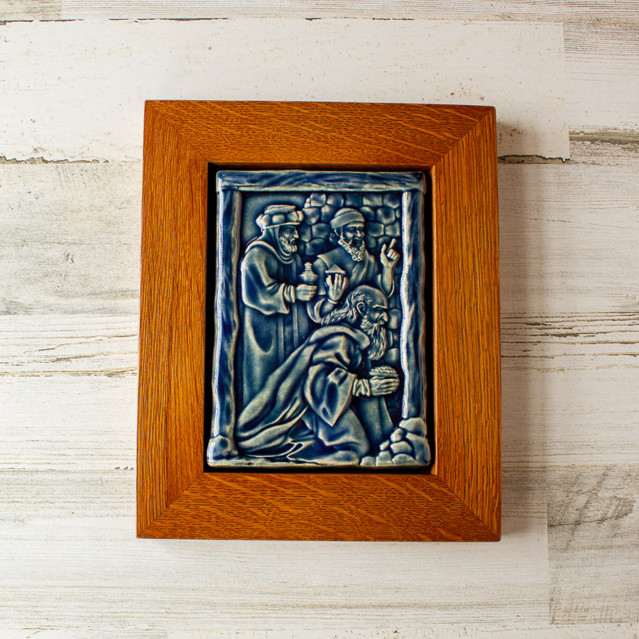 The Framed Three Wise Men Tile.