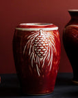 Pinecone Vase | Winterberry