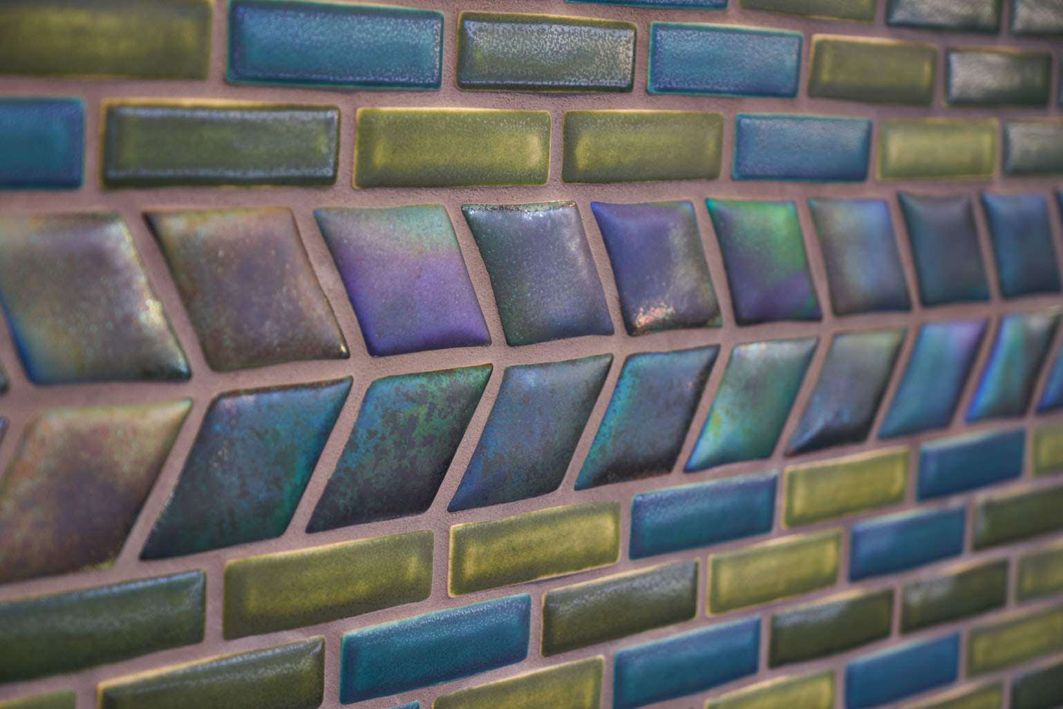 Ceramic Sparrow Mural