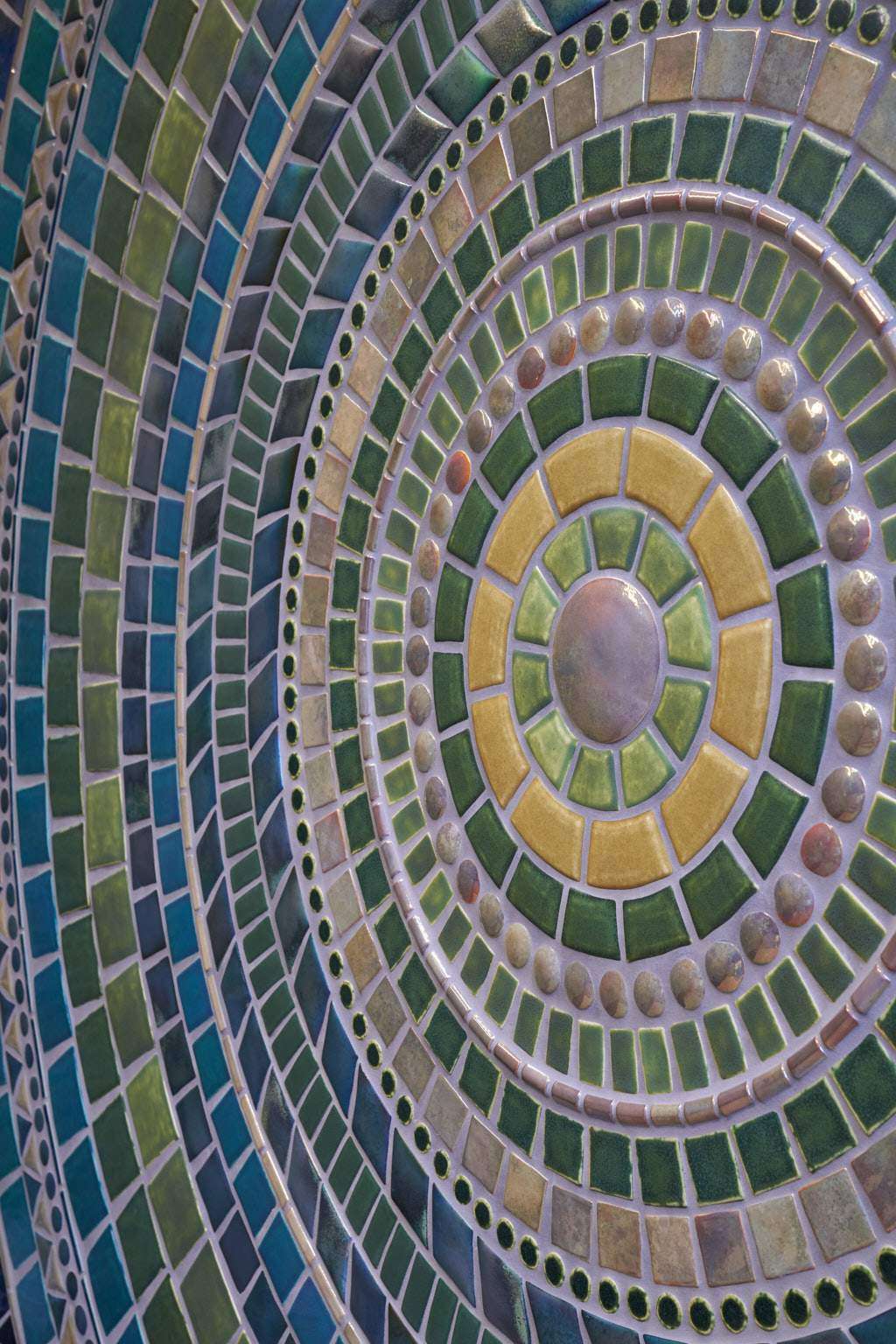 Ceramic Sparrow Mural