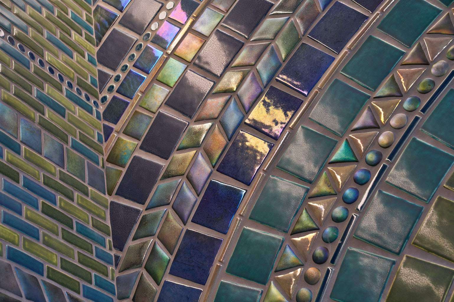 Ceramic Sparrow Mural