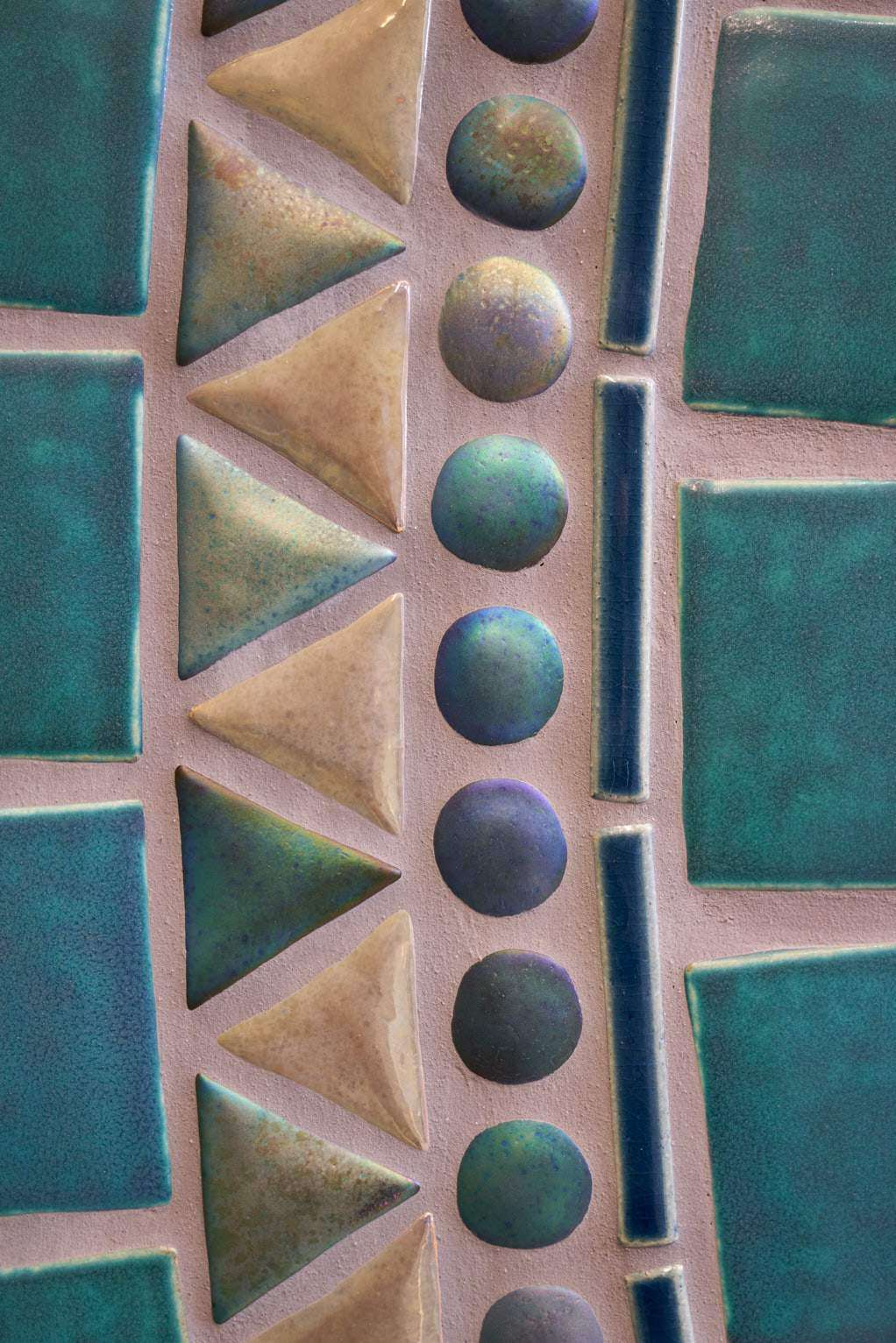 Ceramic Sparrow Mural