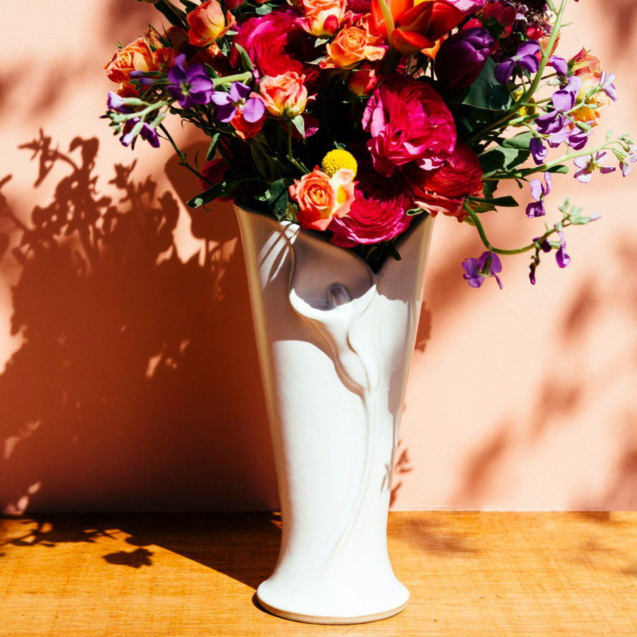 Ceramic Calla Lily Vase