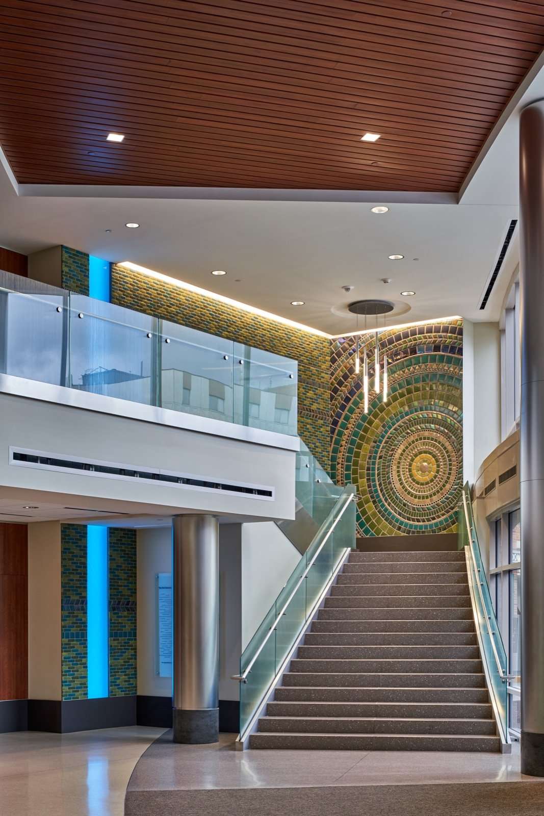 Ceramic Sparrow Mural