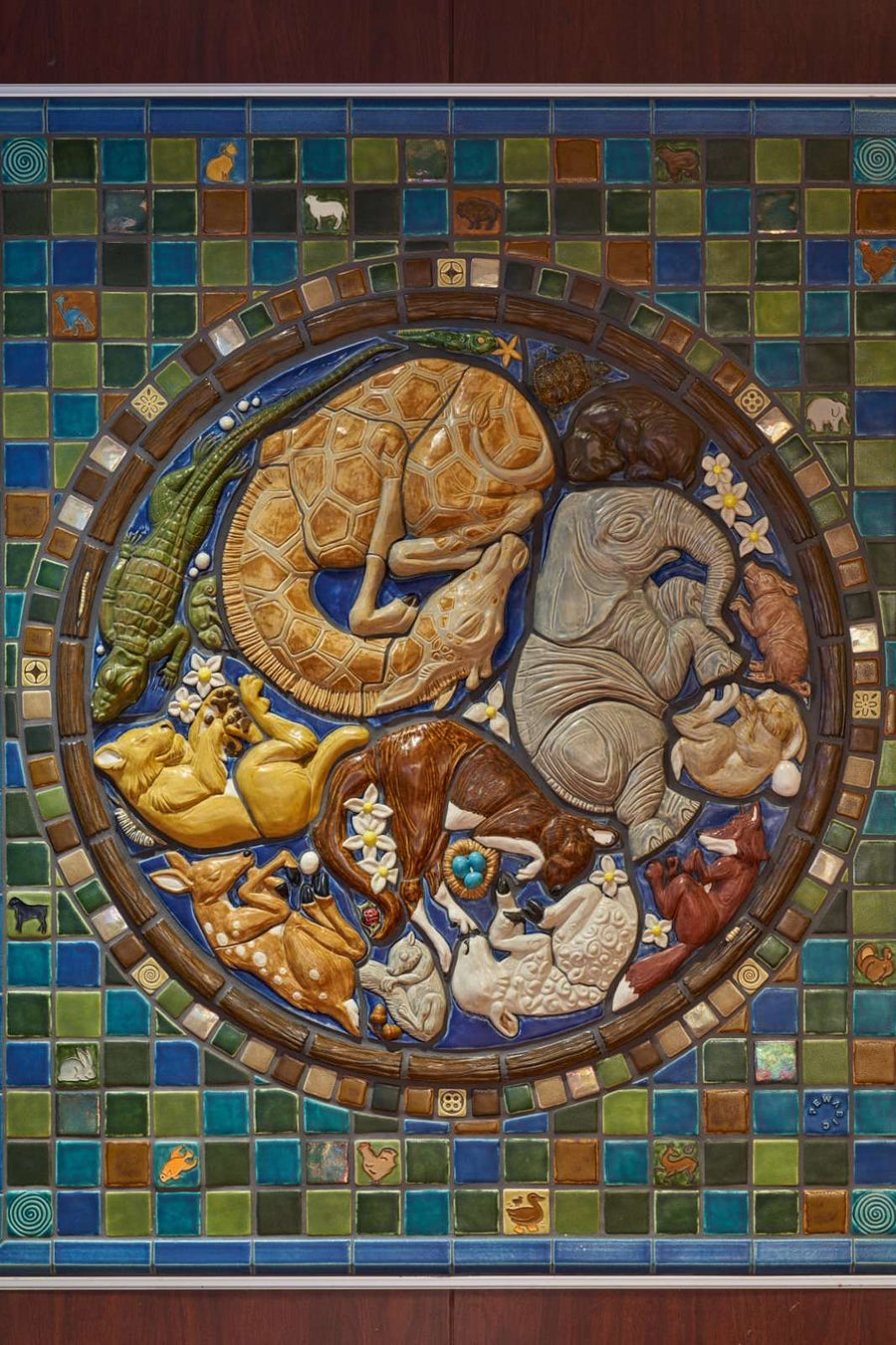 Ceramic St. John Hospital Birthing Center Mural