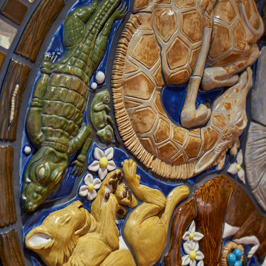 Ceramic St. John Hospital Birthing Center Mural