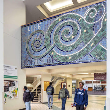 Ceramic Wayne State Mural