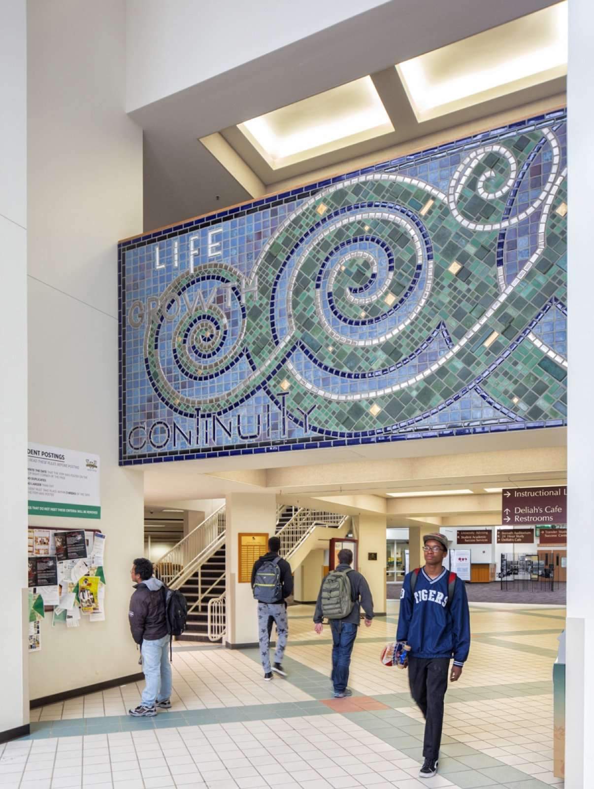 Ceramic Wayne State Mural