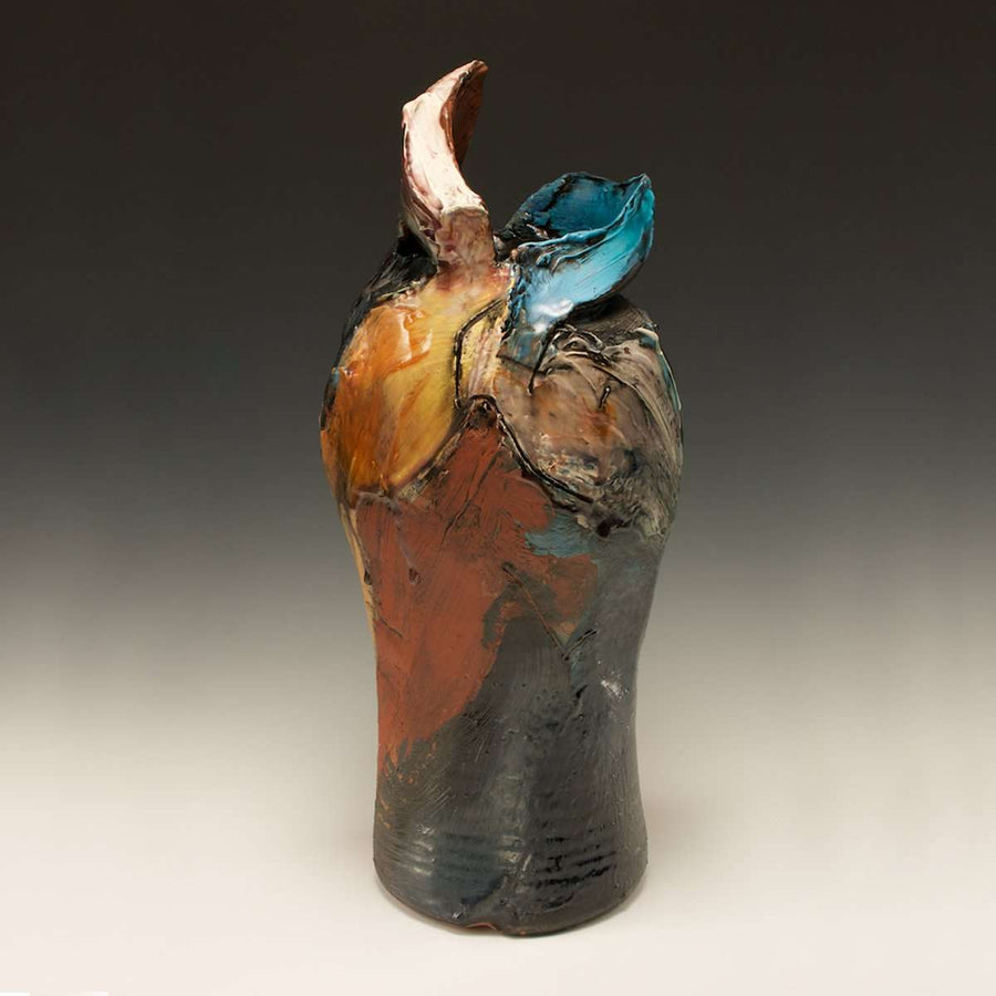 Ceramic Slice Edge Vase II, 1985