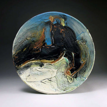 Ceramic Turquoise Crevasse, 2006