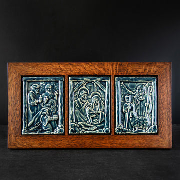 Framed Nativity Scene Triptych | Ocean