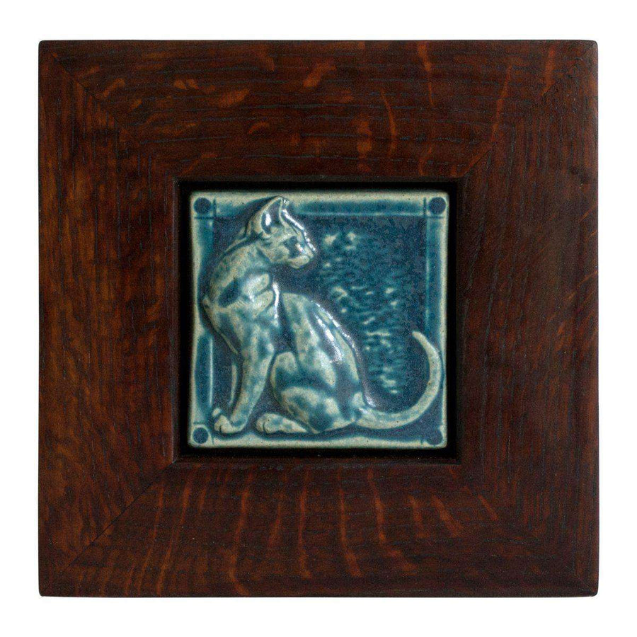 Framed Cat Tile