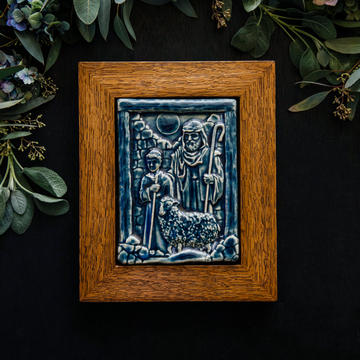 Framed Shepherds Tile