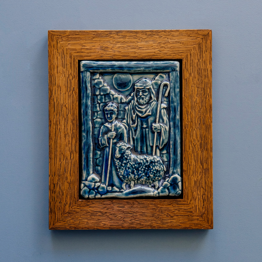 Framed Shepherds Tile