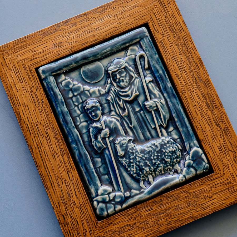 Framed Shepherds Tile