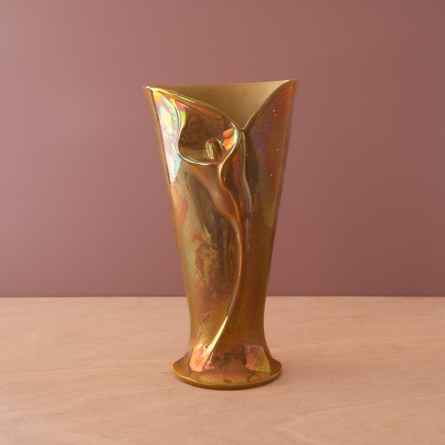Calla Lily Vase | Blush Iridescent
